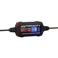 Thumbnail for Compact Antigravity SC-2 battery charger with LCD display showing charge status