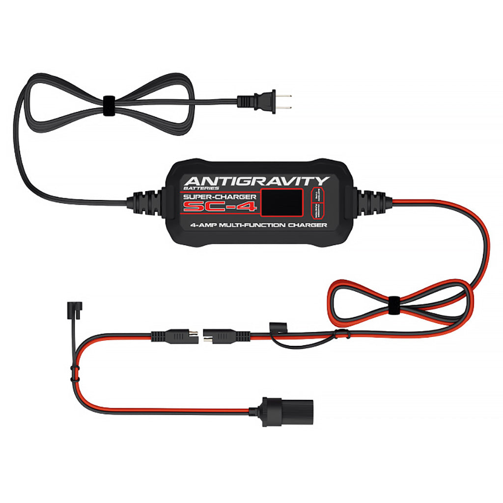 Antigravity SC-4 charger with included quick-connect pigtail