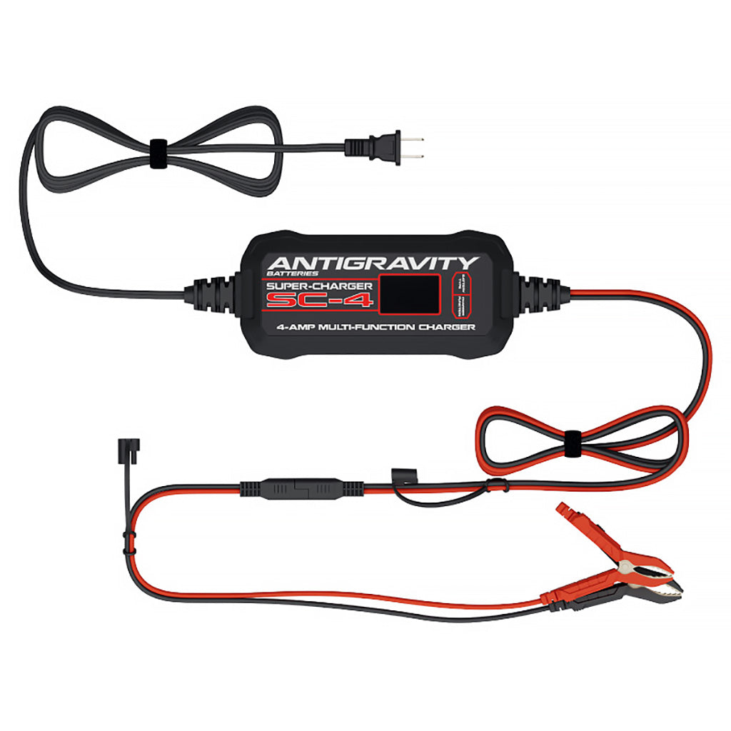 Antigravity SC-4 charger with included battery clamps