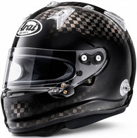 Thumbnail for Arai GP-7SRC ABP Carbon Racing Helmet in carbon fiber front-left three-quarter view