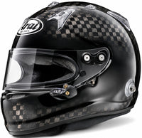 Thumbnail for Arai GP-7SRC Carbon Racing Helmet in carbon fiber front-left three-quarter view