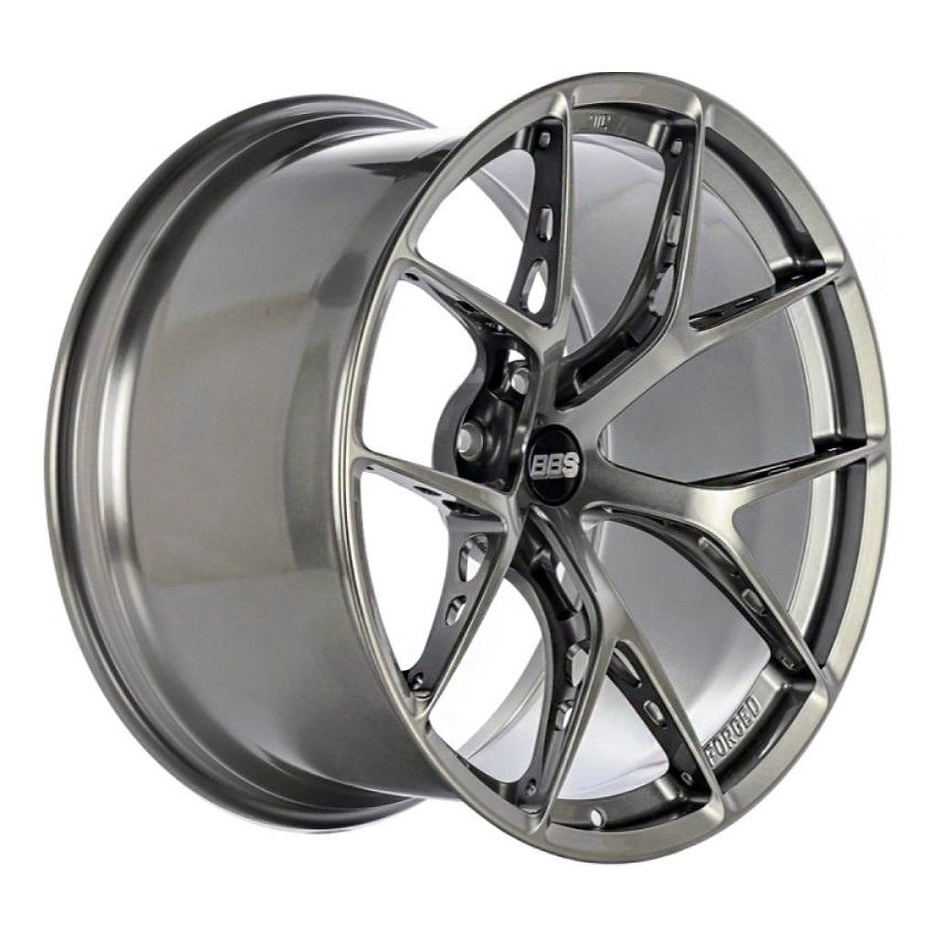 BBS FI-R Evo wheel set in platinum silver finish for McLaren