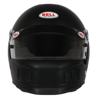 Thumbnail for Bell BR8 Sport matte black full face helmet front left angle with clear visor image