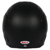 Thumbnail for Bell BR8 Sport matte black full face helmet rear view with Bell logo image