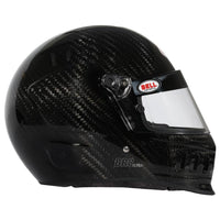 Thumbnail for Bell BR8 Ultra Carbon helmet right side profile with visor pivot and shell detail
