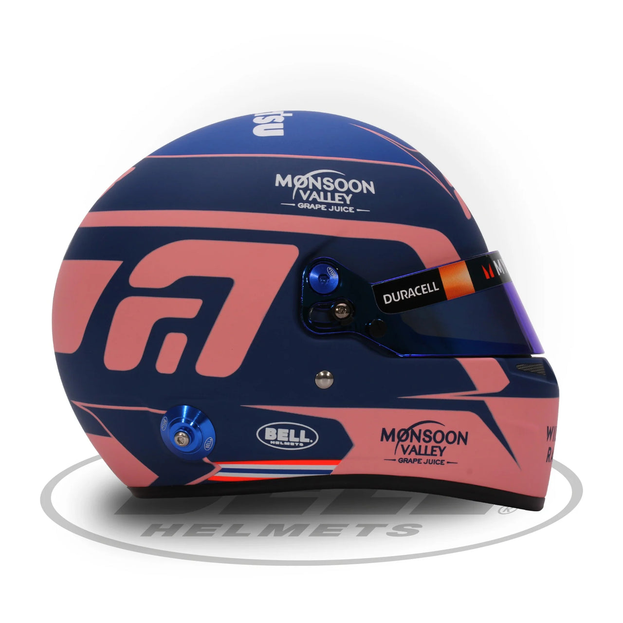 Bell HP77 2024 Alex Albon 1:2 Mini Helmet