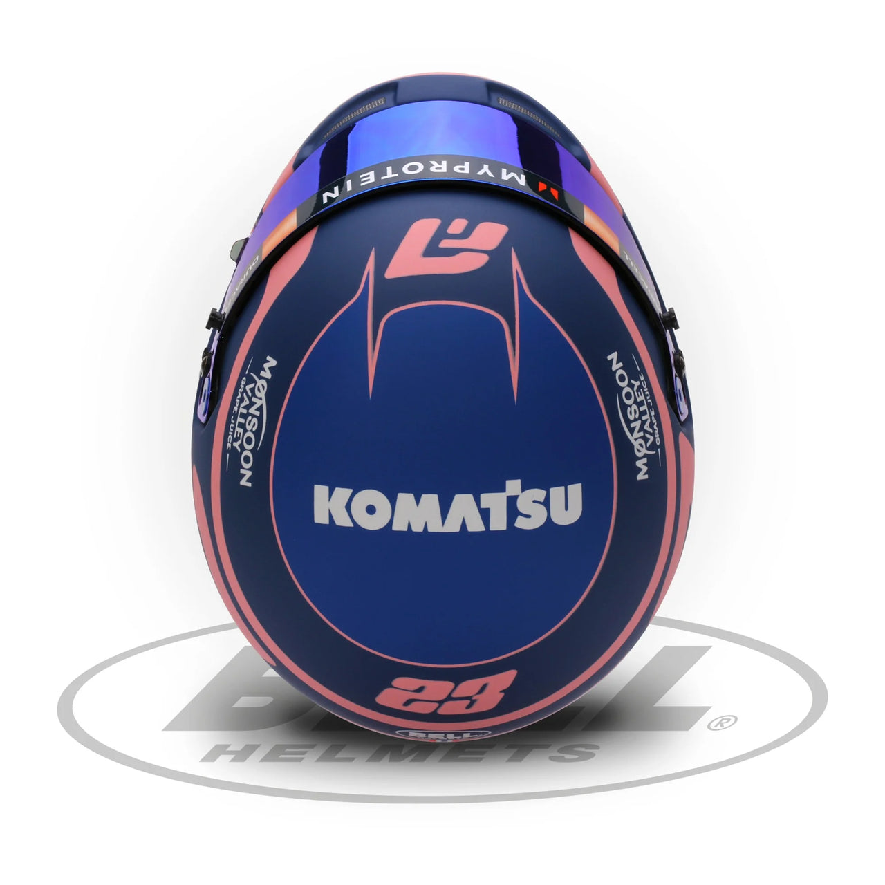 Bell HP77 2024 Alex Albon 1:2 Mini Helmet