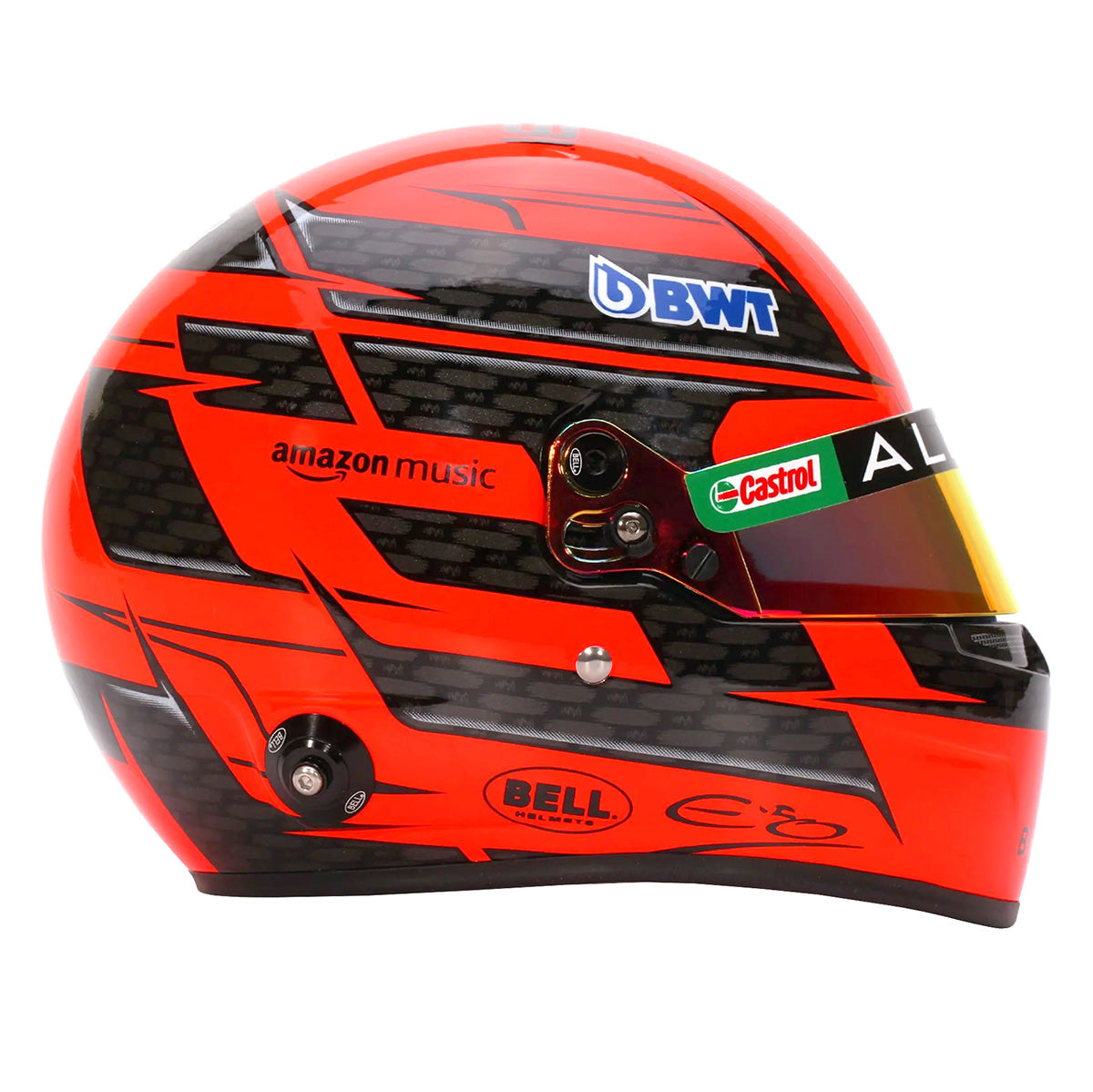 Bell HP77 Esteban Ocon 1:2 Scale F1 Mini Helmet