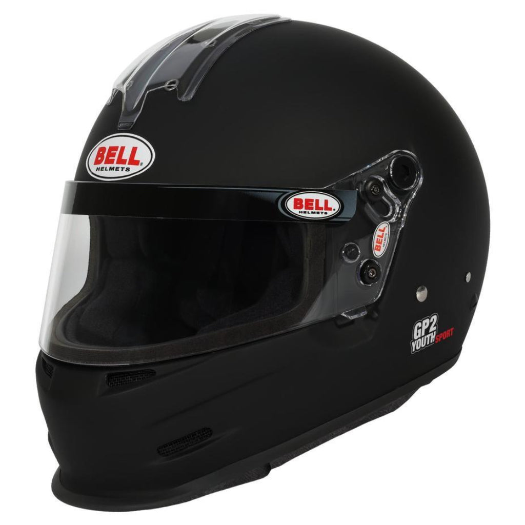 bell full face toddler helmet Bell GP2 Youth Helmet Flat Black (Helmet Size: 3XS (53))