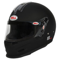 Thumbnail for Bell GP2 Youth Sport matte black helmet front right angle showing visor and chin vent