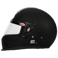 Thumbnail for Bell GP2 Youth Sport matte black helmet right side profile with GP2 Youth Sport branding
