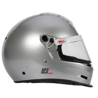 Thumbnail for Right side profile of Bell GP2 Youth Sport helmet in metallic silver