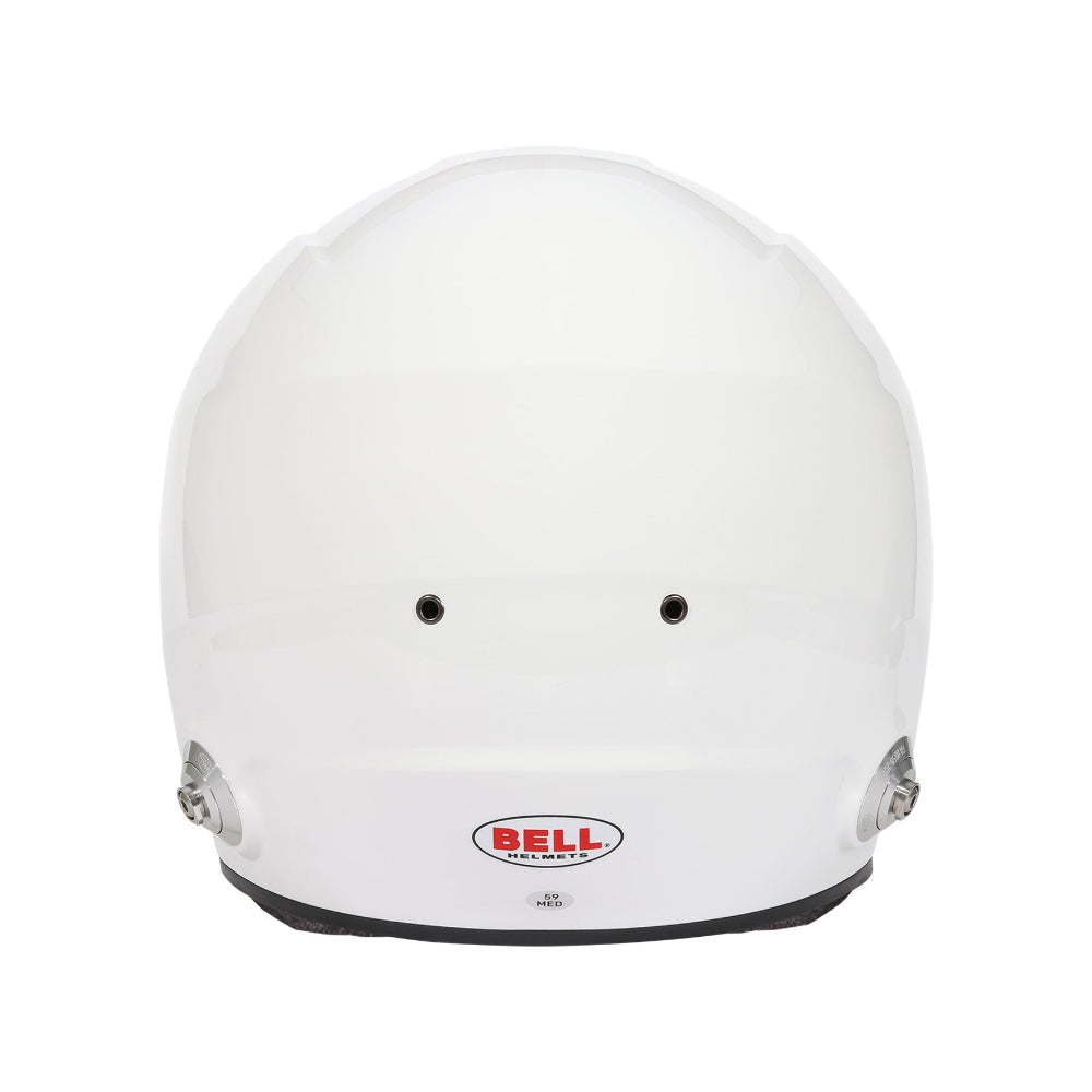 Bell GT6 Pro white helmet back rear view