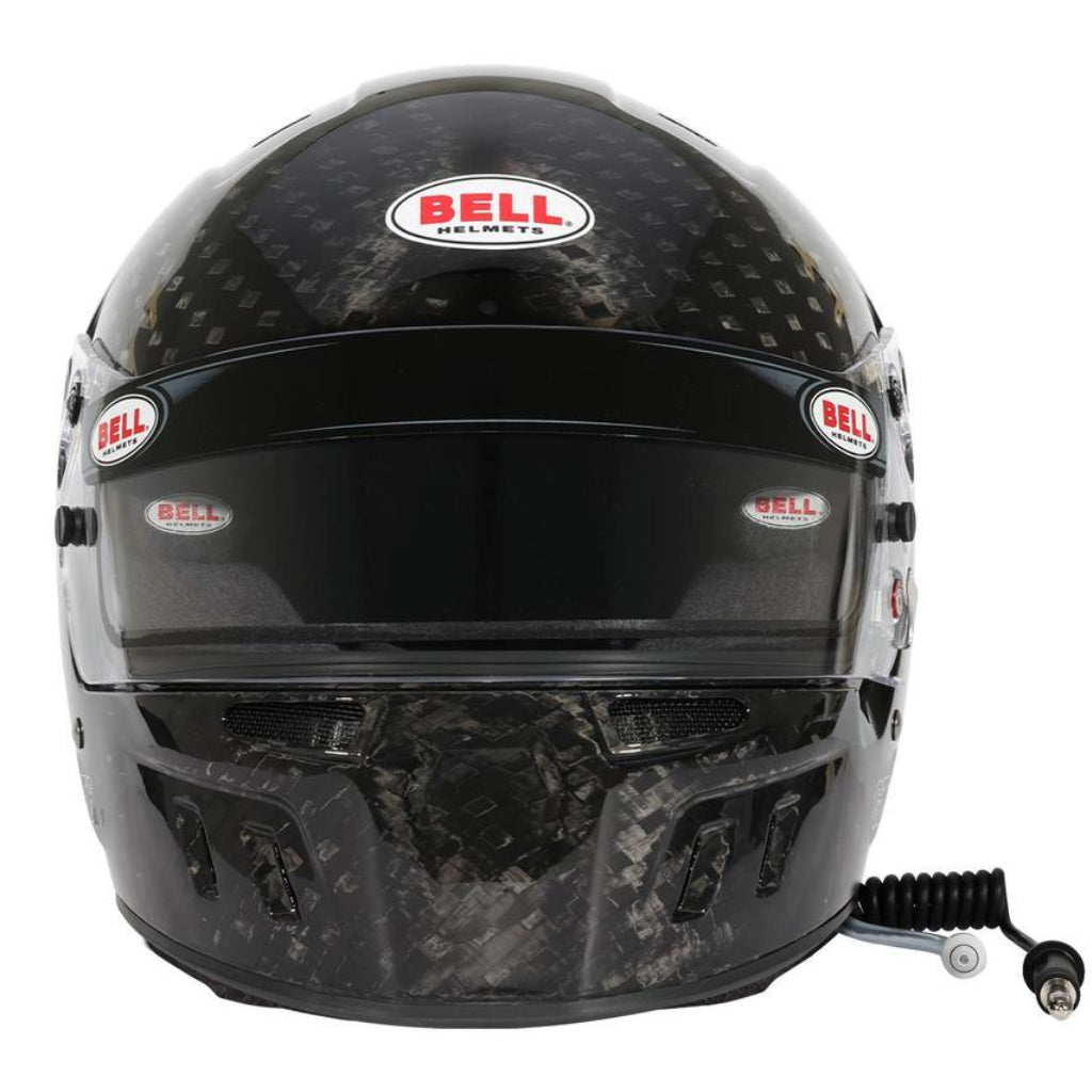 Bell GT6 Ultra Carbon helmet front view with visor closed image