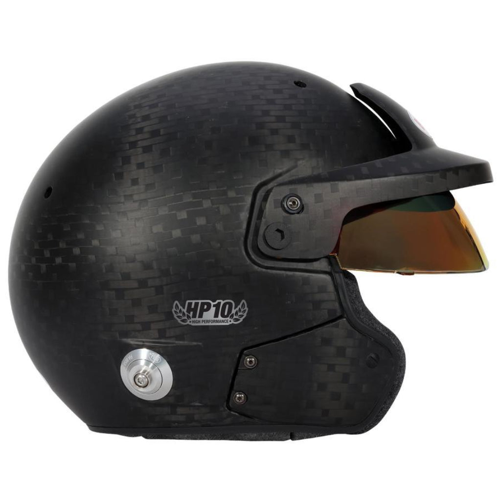 carbon fiber open face motorcycle helmets Bell HP10 Carbon Fiber Open Face FIA 8860-2018 Racing Helmet – Competition Motorsport
