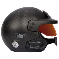 Thumbnail for Bell HP10 Rally WW carbon helmet right side profile showing wired wireless control module image