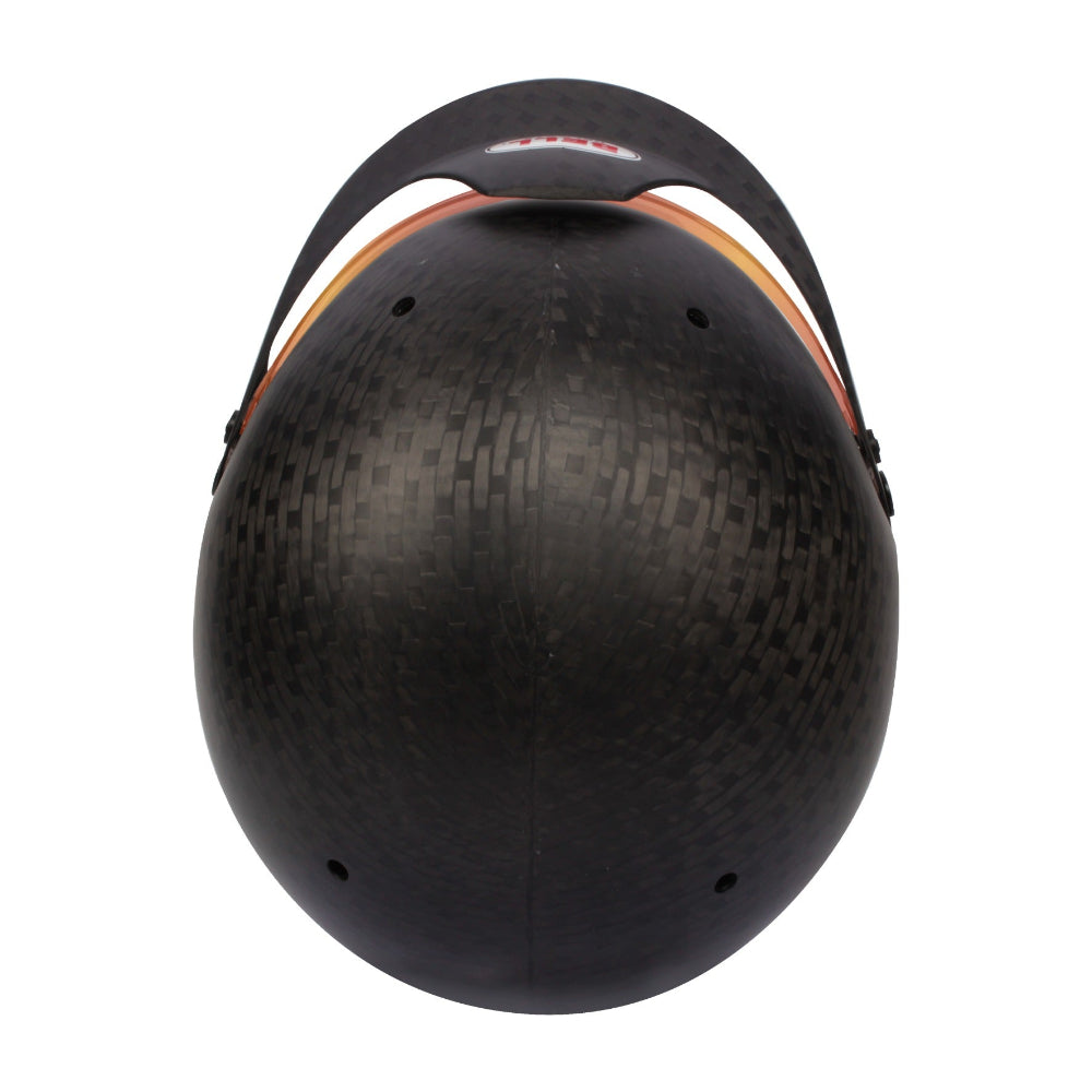 Bell HP10 Rally WW carbon helmet top view i