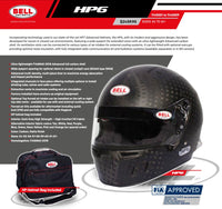 Thumbnail for Bell HP6 8860-2018 Carbon Fiber Helmet - Competition Motorsport