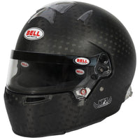 Thumbnail for Bell HP7 EVO IV carbon fiber helmet front left angle with visor and vents image