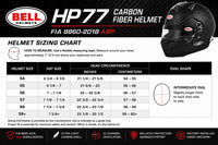 Thumbnail for Bell HP77 Carbon Fiber Helmet | FIA 8860-2018 ABP
