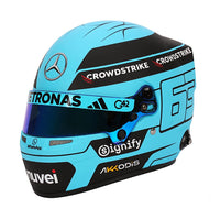 Thumbnail for Bell HP77 mini replica helmet George Russell Mercedes AMG Petronas 2025