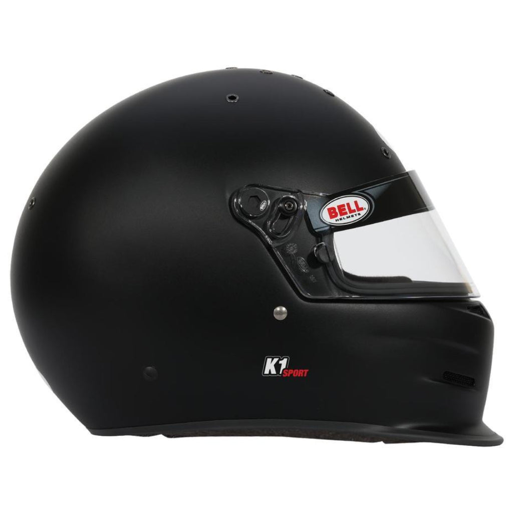 Bell K1 Sport matte black helmet right side profile