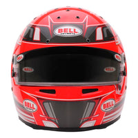 Thumbnail for Bell KC7 CMR Champion Pro Series karting helmet front view with clear visor and ventilation openings