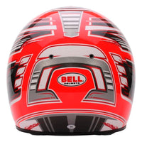 Thumbnail for Bell KC7 CMR Champion Pro Series karting helmet rear view highlighting aerodynamic contours and rear vents