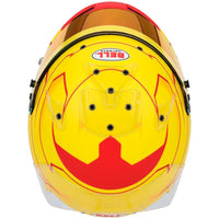 Thumbnail for Bell KC7 CMR Pro Lewis Hamilton 2026 karting helmet top view showing multi-channel ventilation system-image