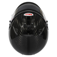 Thumbnail for Top view of Bell KC7 CMR Ultra Carbon youth helmet showing carbon weave and vents