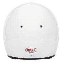 Thumbnail for Bell KC7-EV CMS Pro White helmet rear view showing Bell logo placement