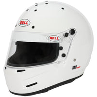 Thumbnail for Bell M8 Sport white helmet front three quarter angle image