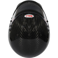 Thumbnail for Bell M8 Ultra Carbon helmet top view showing carbon fiber pattern and vent layout