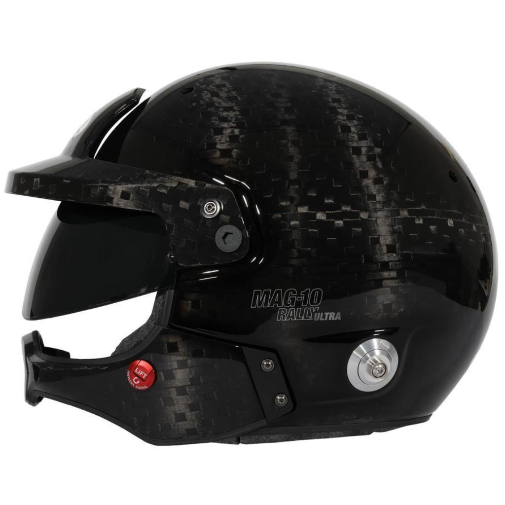 Bell MAG-10 Rally Ultra Carbon helmet left side profile image