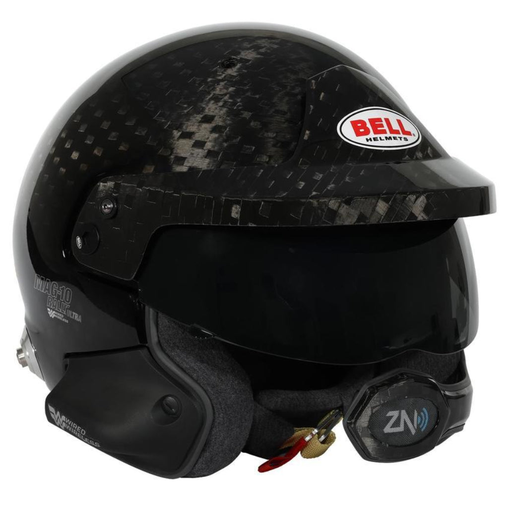 Bell MAG 10 Rally WW Ultra Carbon helmet left side profile image