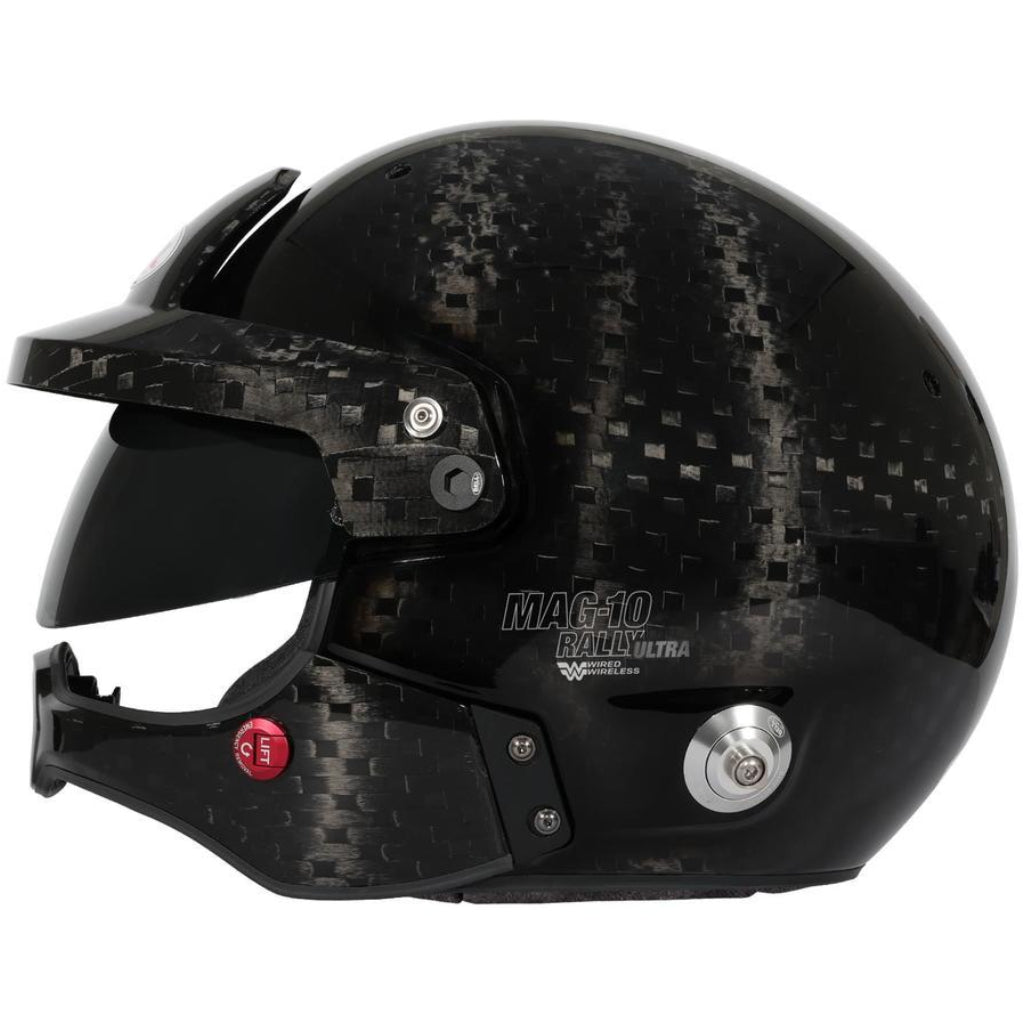 Bell MAG 10 Rally WW Ultra Carbon helmet right side profile image