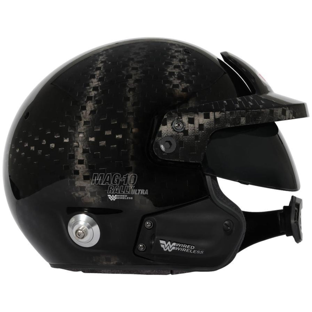 Bell MAG 10 Rally WW Ultra Carbon helmet right side profile image