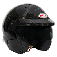 Thumbnail for Bell MAG-10 ULTRA Carbon open-face helmet front view with peak visor