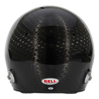 Thumbnail for Bell MAG-10 ULTRA Carbon open-face helmet rear view showing carbon fiber pattern