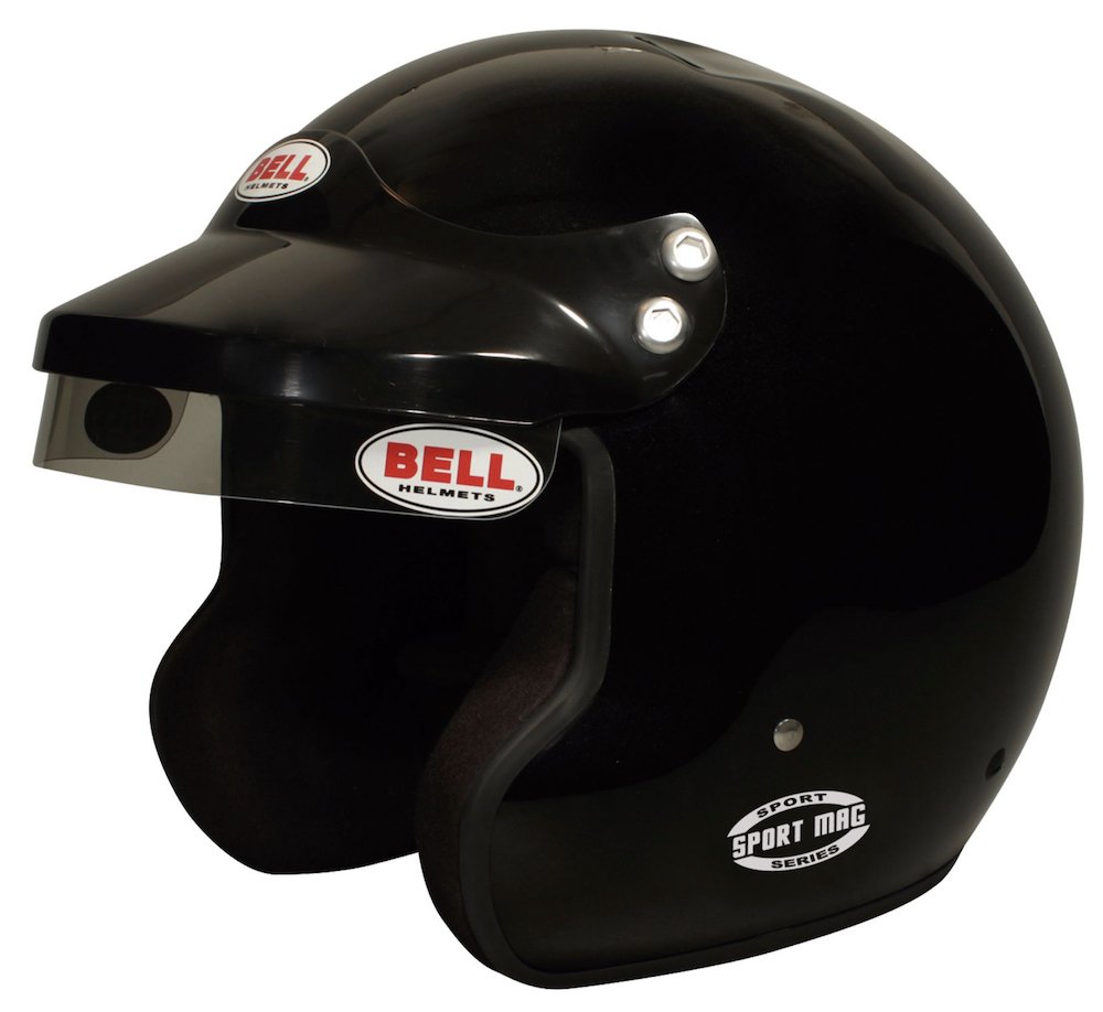 Bell SPORT MAG Open Face Helmet - Snell SA2020, Gloss Black | Snell SA2020 Bell SPORT MAG Open Face Helmet - Snell SA2020, Gloss Black | Snell SA2020