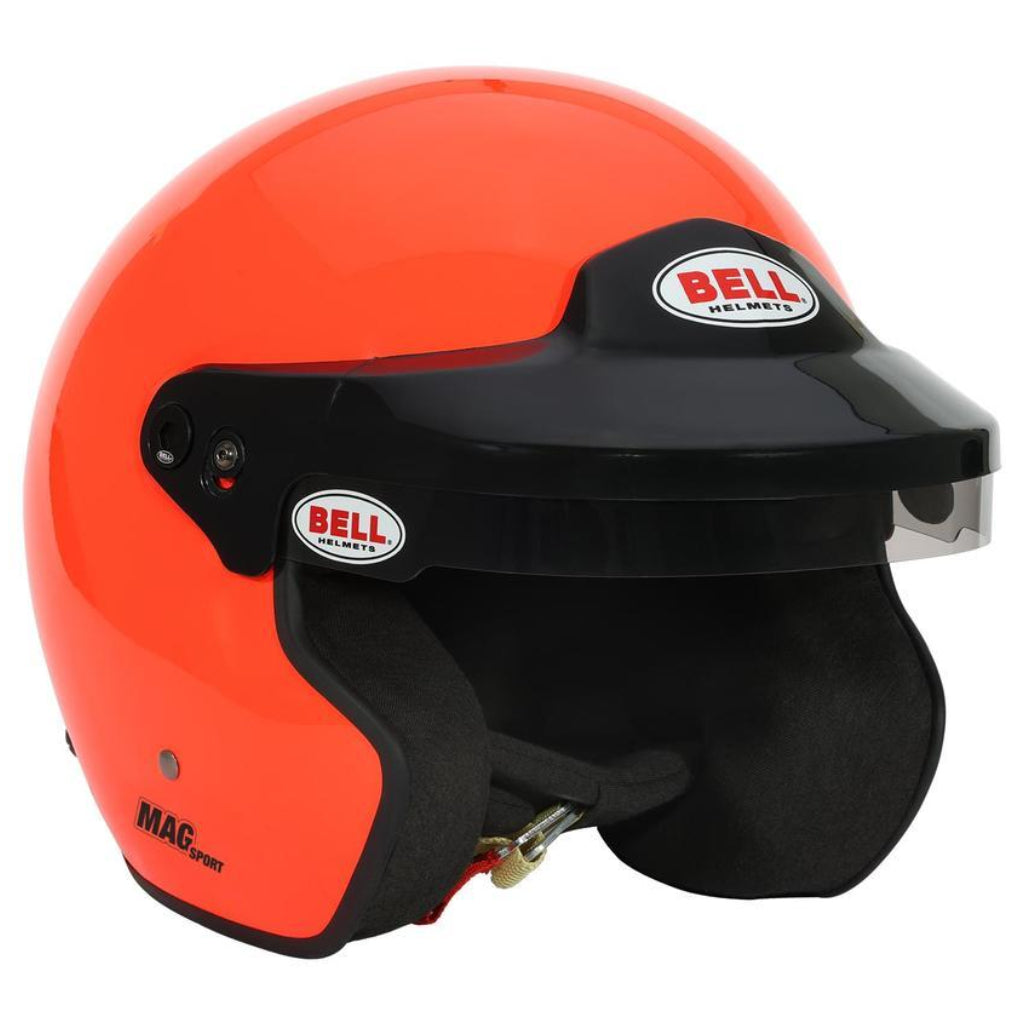 Bell MAG SPORT Open Face Motorsport Racing Helmet - Snell SA2025, Snell SA2025 | Orange