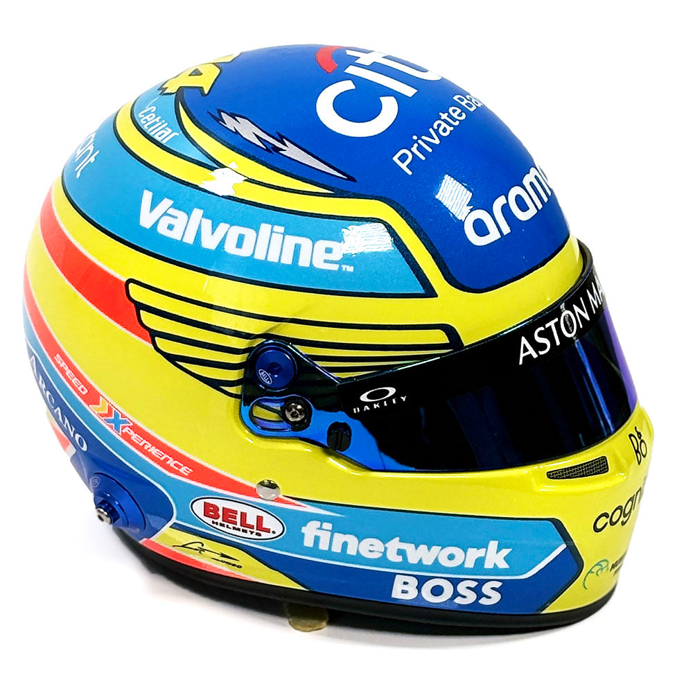 Bell HP77 2024 Fernando Alonso 1:2 Mini Helmet