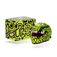 Thumbnail for Bell 1:2 scale Lando Norris 2025 McLaren F1 mini helmet with collector display box