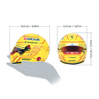 Thumbnail for Bell HP77 Lewis Hamilton/Ferrari 2025 mini helmet dimensions