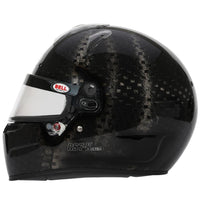 Thumbnail for Bell RS7-K ULTRA carbon helmet left side view highlighting shell contour, visor pivot hardware, and RS7-K ULTRA marking image