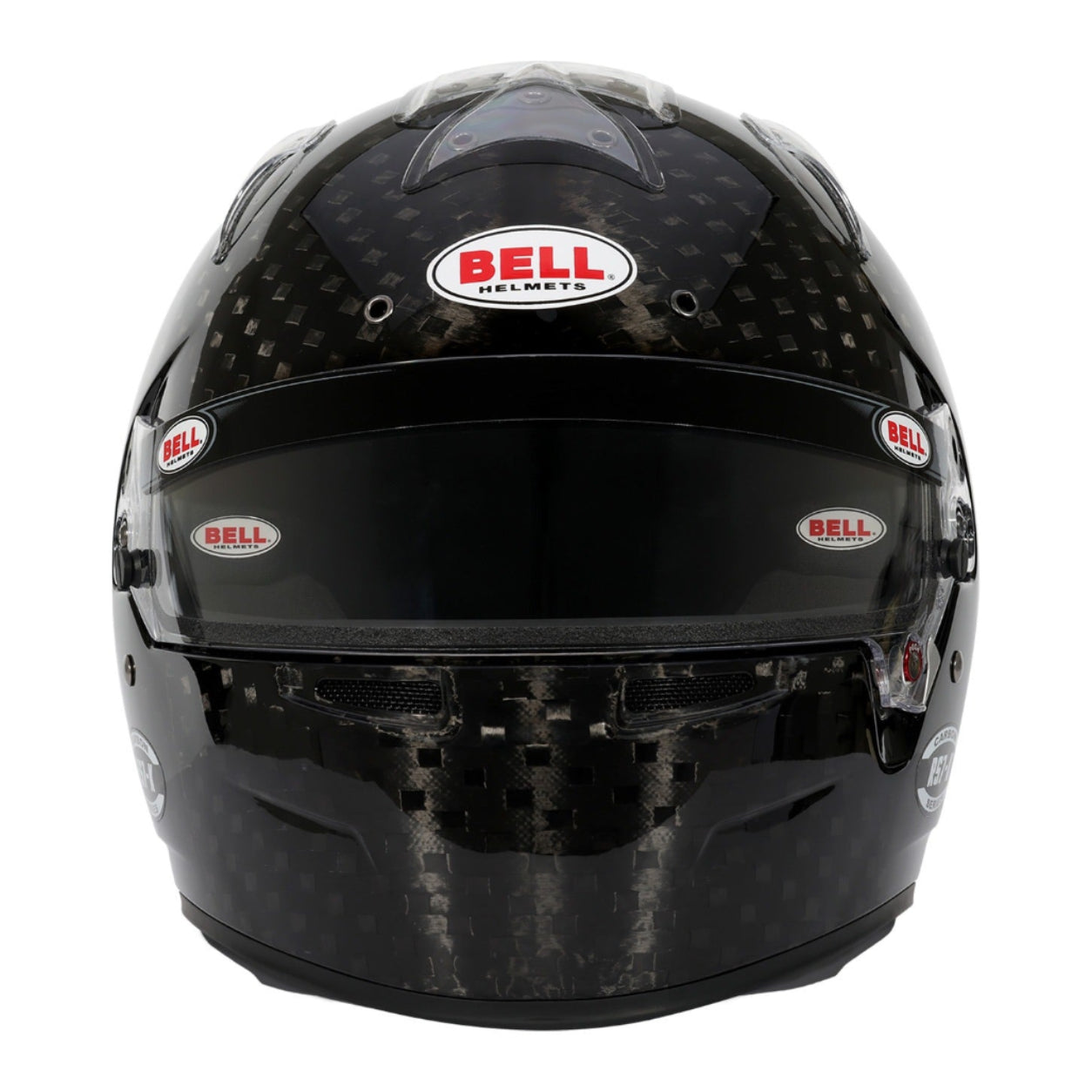 Bell RS7-K Ultra Carbon K2025 karting helmet front view