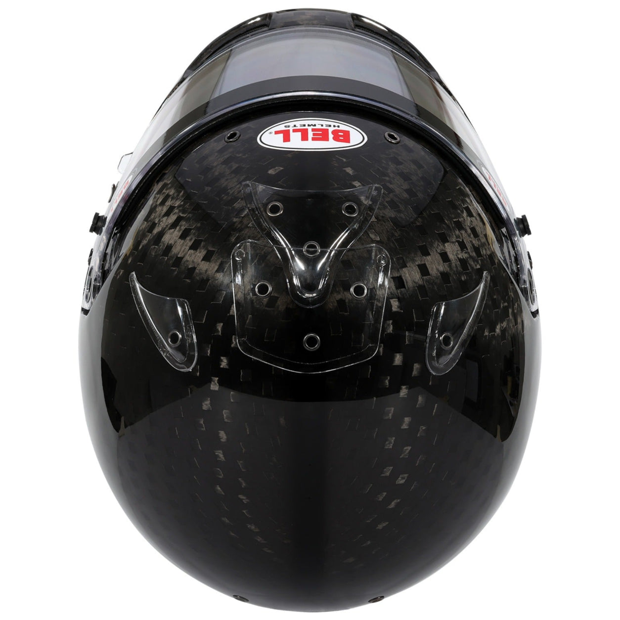 Bell RS7-K Ultra Carbon K2025 karting helmet top view