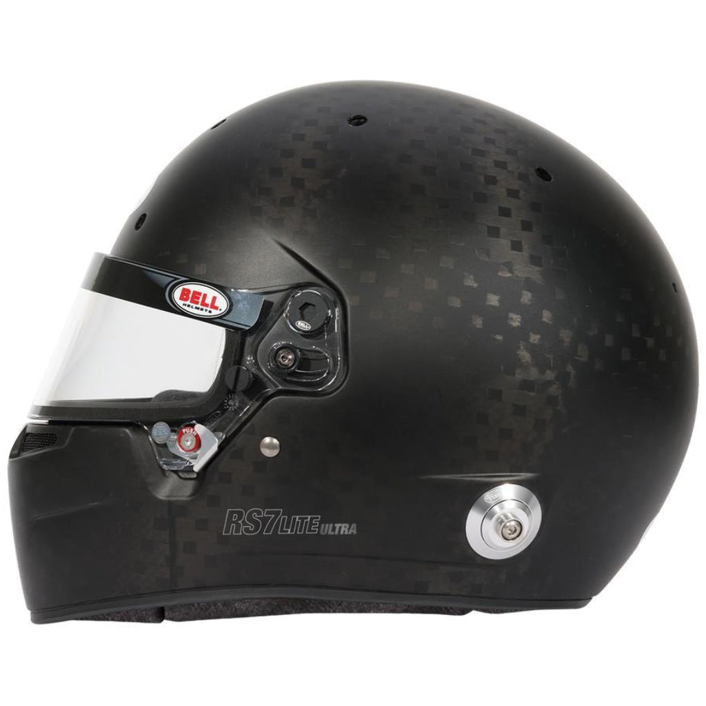 Bell RS7 Lite Ultra Carbon helmet right side profile image