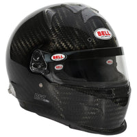 Thumbnail for Bell RS7 ULTRA Carbon helmet with duckbill rear angled view showing visor band and carbon shell image