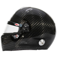 Thumbnail for Bell RS7 ULTRA Carbon helmet left side profile showing carbon fiber shell and visor image